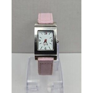 Tommy Hilfiger T00187 Womens Quartz Watch Pink Reversible Strap New Battery